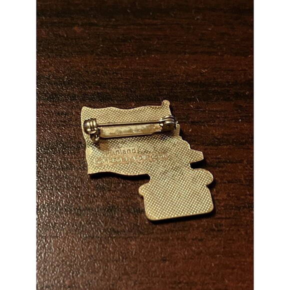 Vintage 1984 Los Angeles Olympics Coca Cola‎ Sam Eagle Finland Flag Lapel Pin - Picture 3 of 3